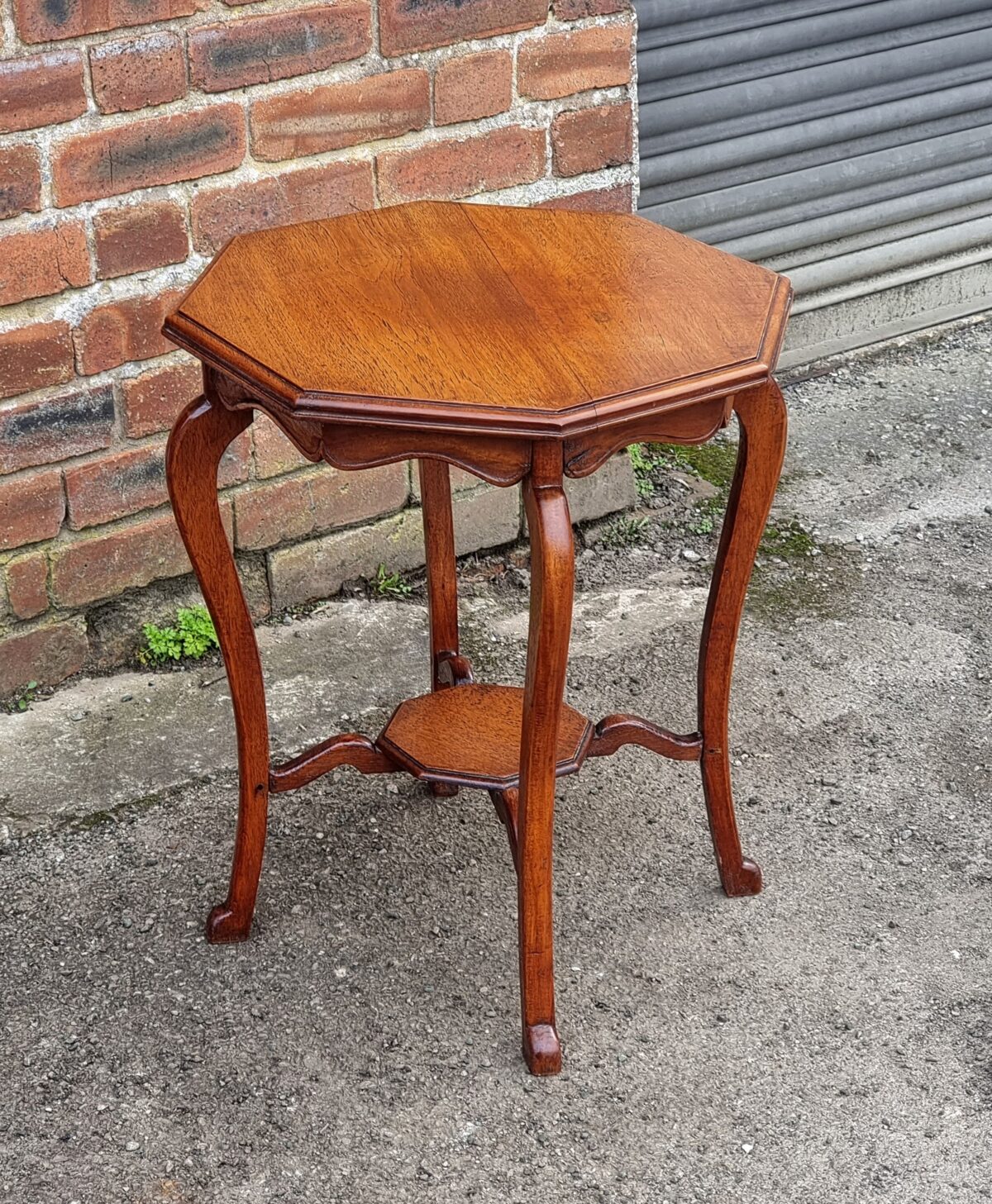 Mahogany Octagon Side Table, Center Table, Lamp Table