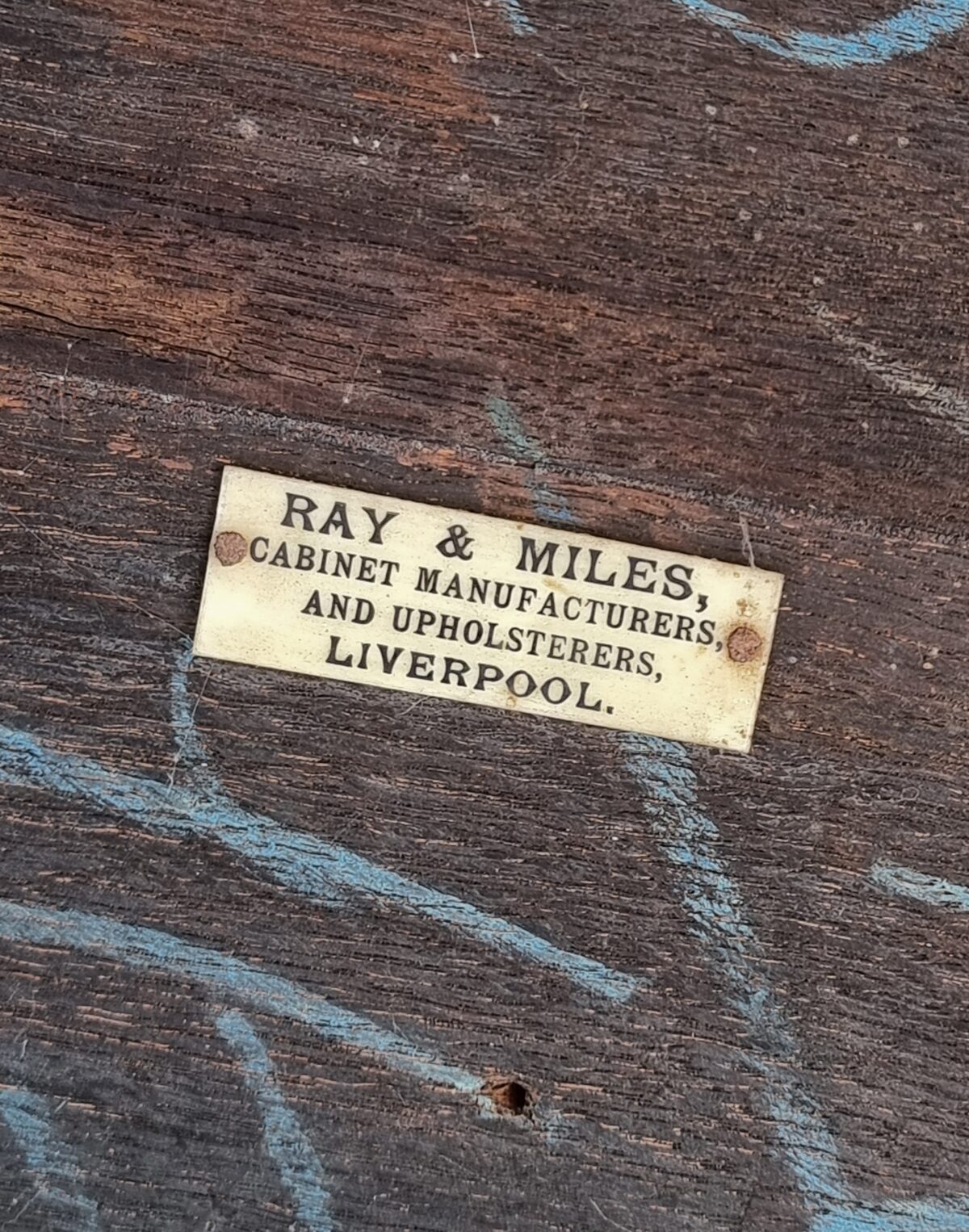 Antique Carved Oak Side Table with Lathe-Turned Leg/Supports, Carved Oak Hall Table by 'Ray & Miles' of Liverpool - Image 2
