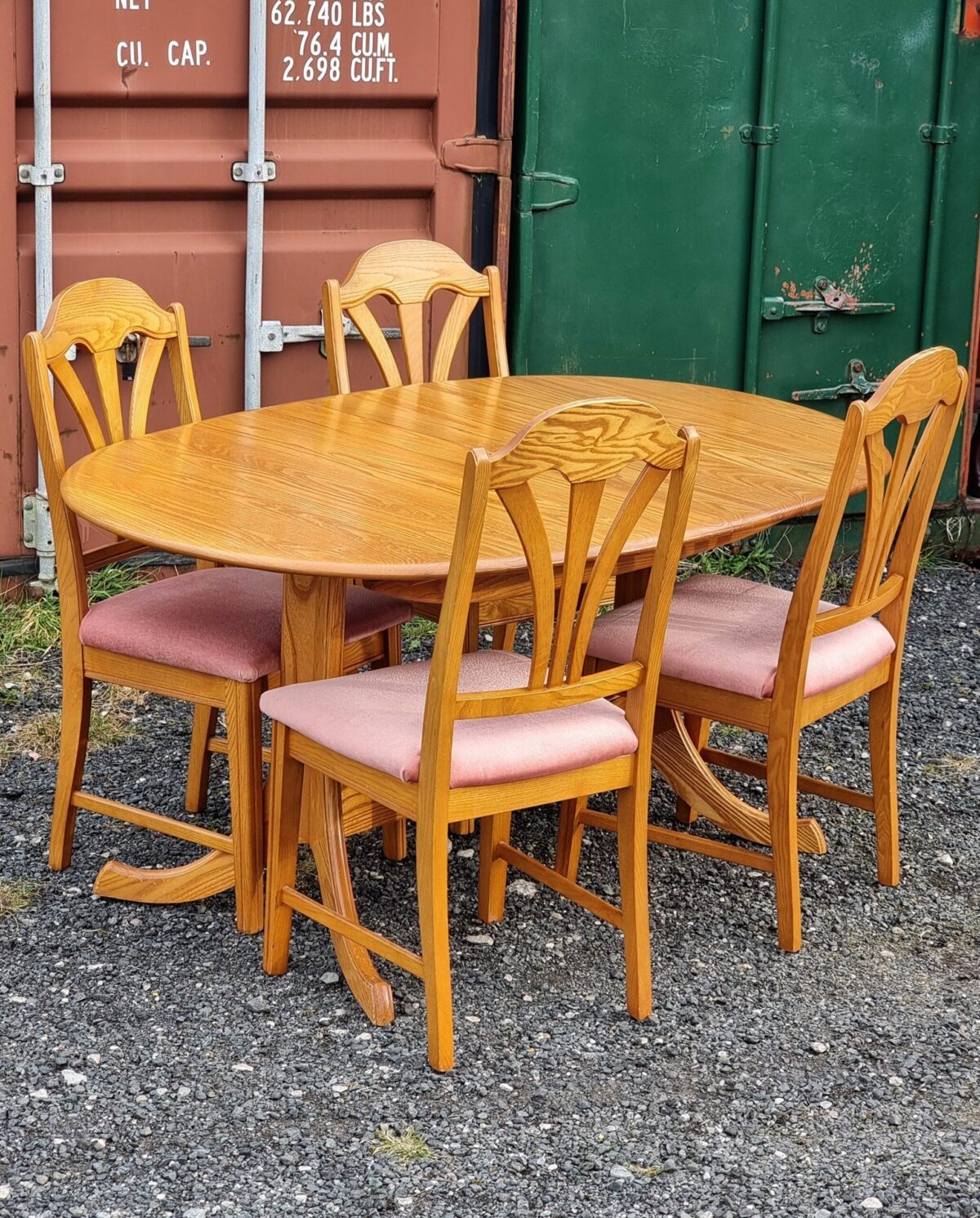 Mid-Century/Retro style 'Jentique' Extending Dining Table, with Extension Leaf Storable inside the Dining Table - Image 5