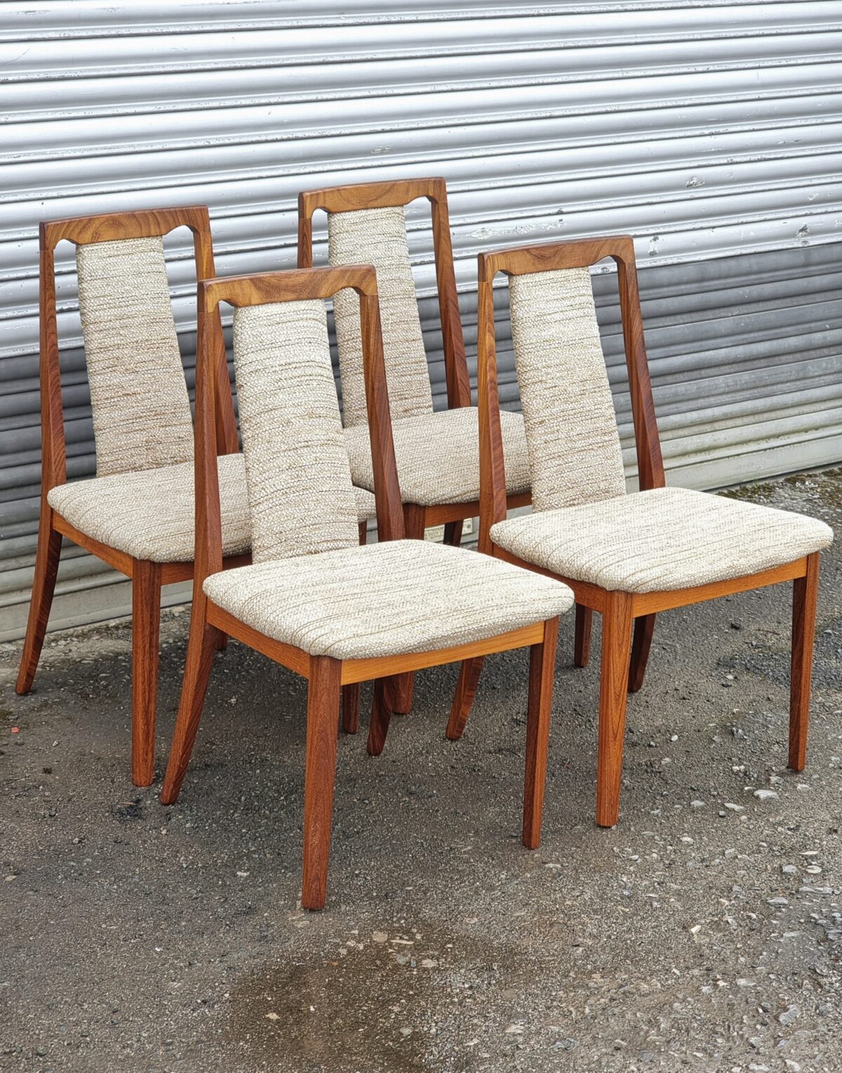 'G-Plan' Set of 4 Dining Chairs, Teak Mid-Century Set of 4 Chairs by 'G-Plan'