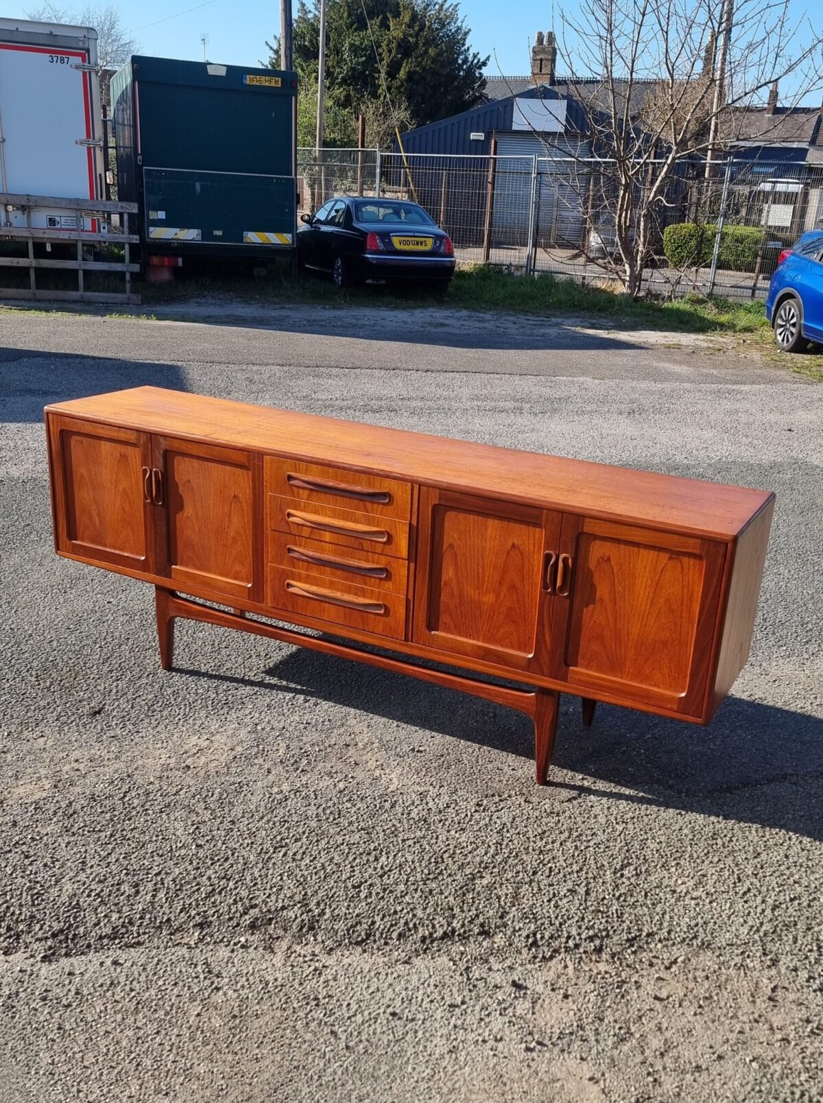 'G-Plan' Mid-Century Teak Sideboard, G-Plan 'Fresco' Sideboard Designed by Victor Wilkins for 'G-Plan'