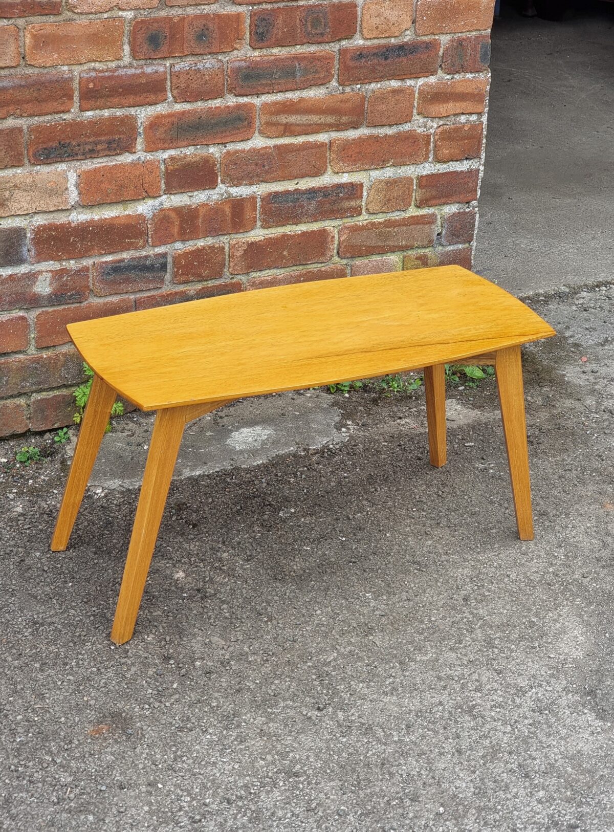 Small Mid-Century Coffee Table, Petite Retro Coffee Table, Small Vintage Coffee Table