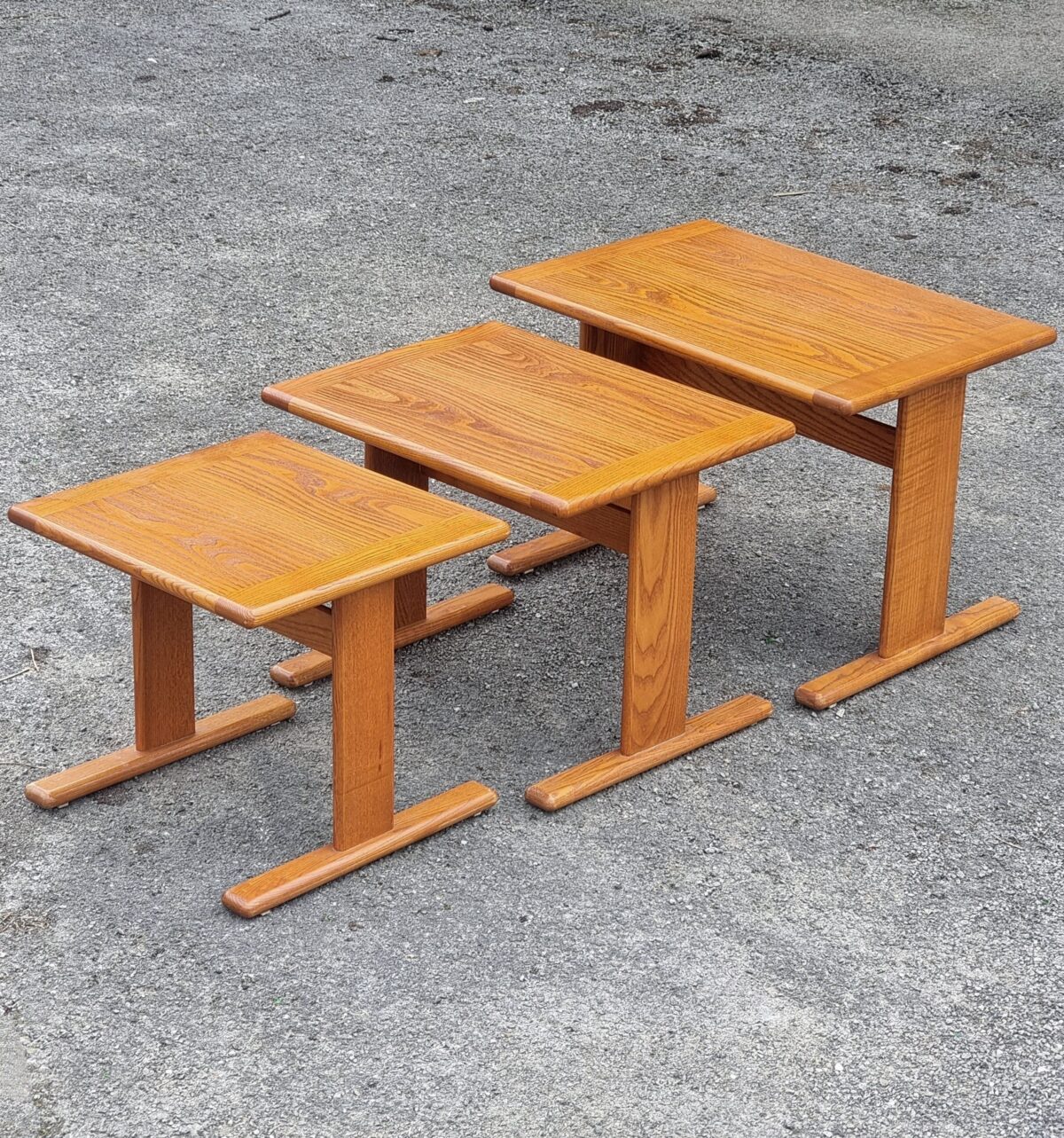 Teak Mid-Century Nest of 3 Tables, 'G-Plan' Nest of Tables, Nest of 3 Coffee Tables - Image 4