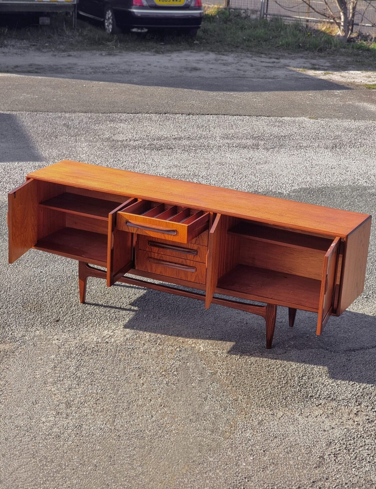 'G-Plan' Mid-Century Teak Sideboard, G-Plan 'Fresco' Sideboard Designed by Victor Wilkins for 'G-Plan' - Image 2